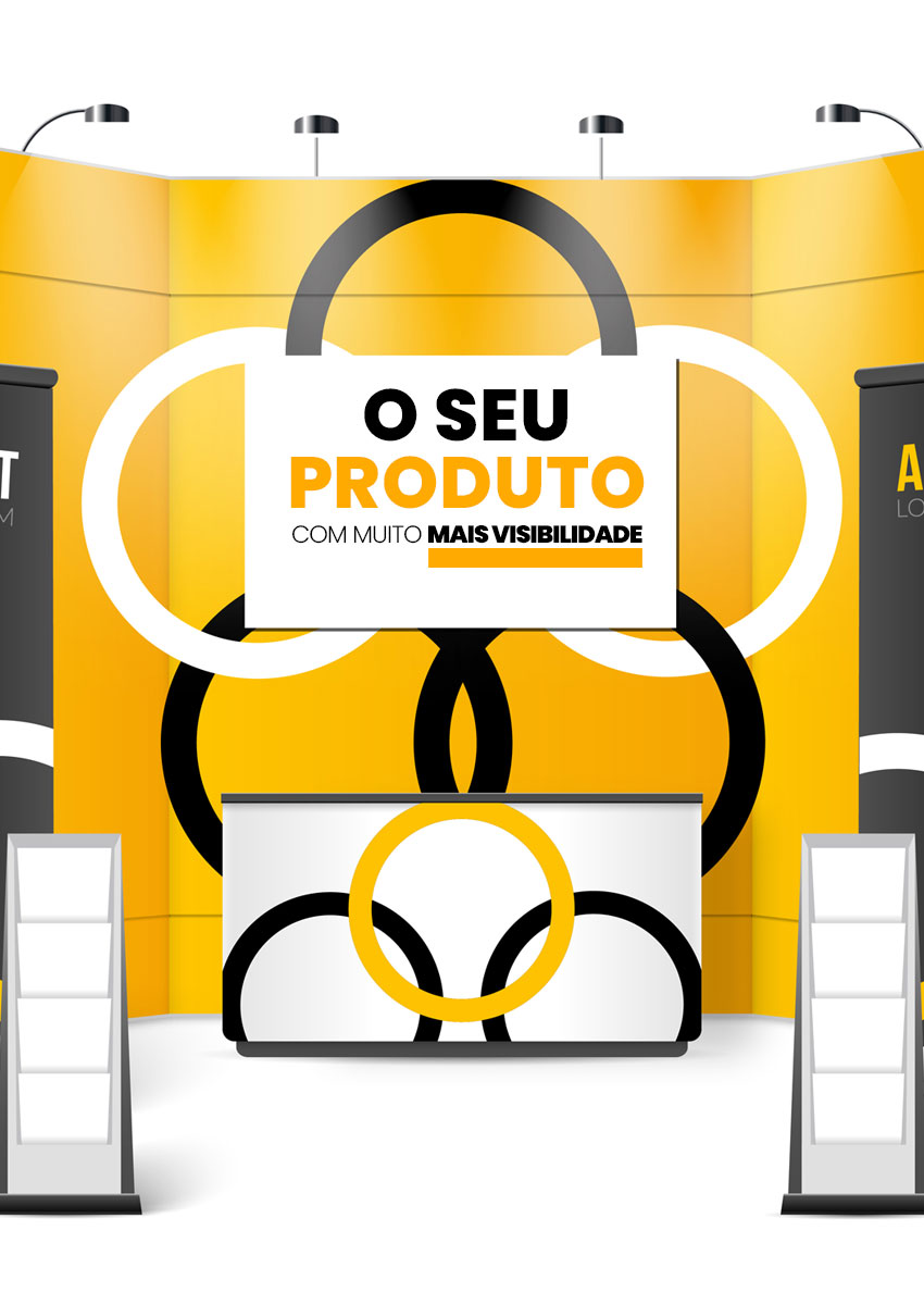 Papel de parede para stands no RJ