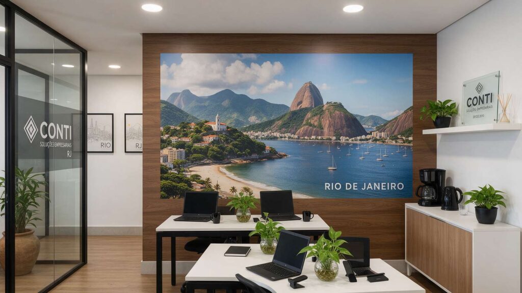 Envelopamento de paredes comerciais no Recreio RJ