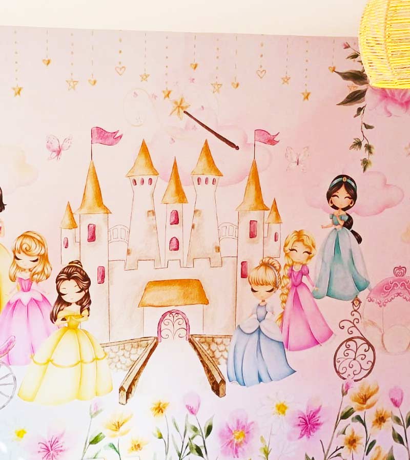 papel de parede infantil na barra e recreio