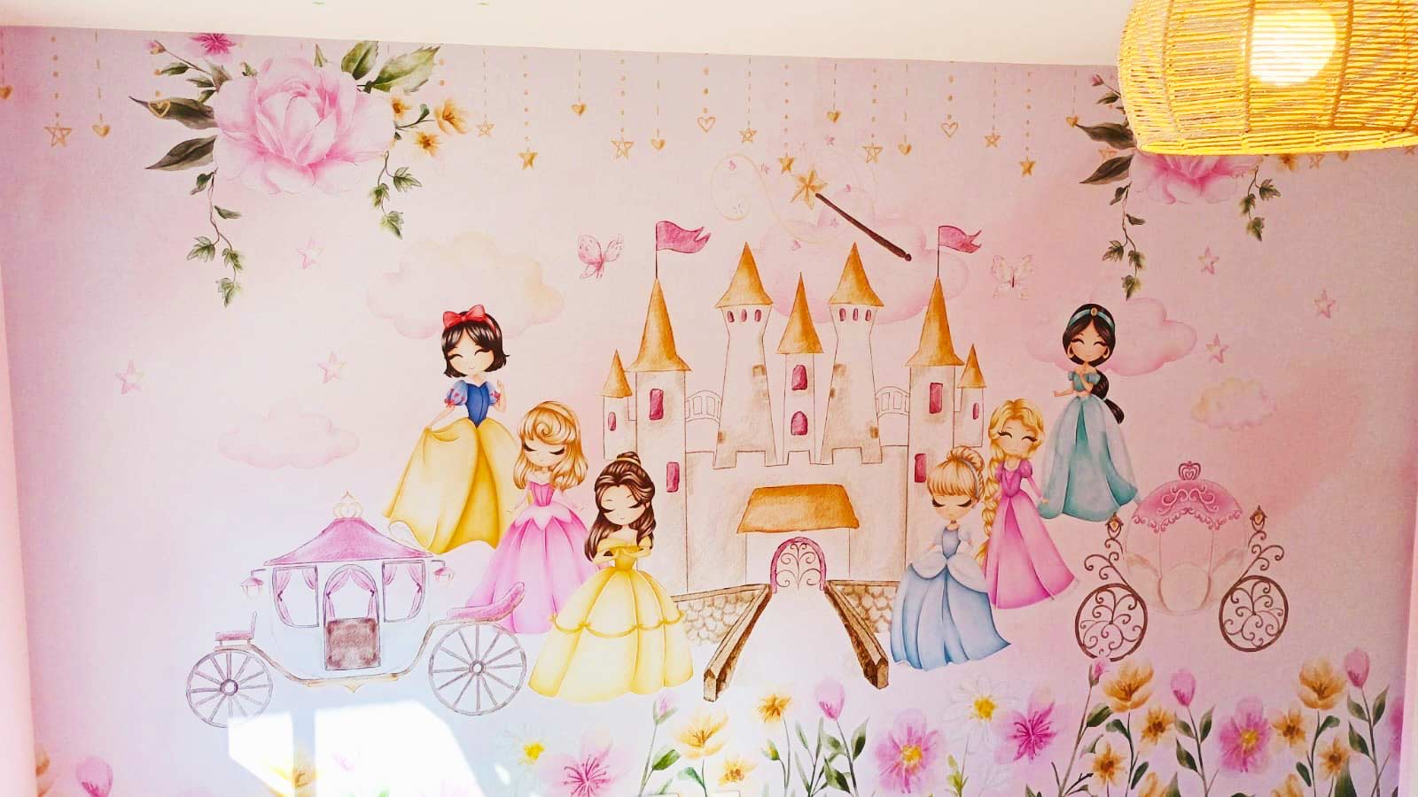 papel de parede infantil na barra e recreio